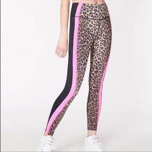 Veronica Beard Bandier high rise cheetah leggings